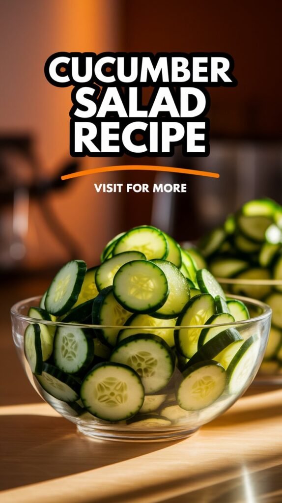 Cucumber Salad Pinterest Pin