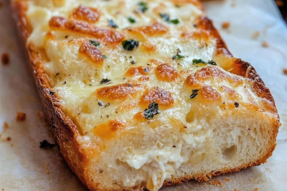 Cheesy Garlic Bread Recipe