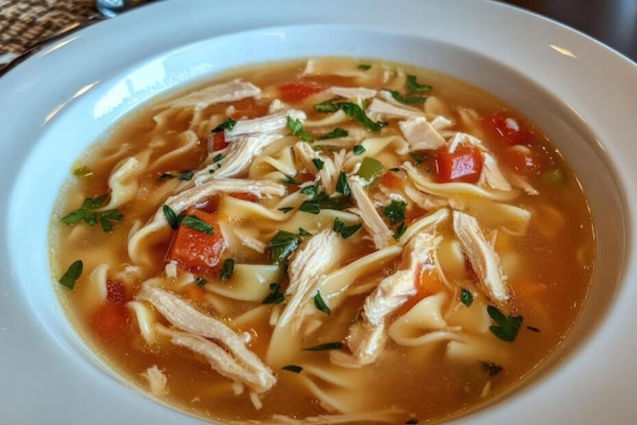 Chicken Noodle Soup With Rotisserie Recipe