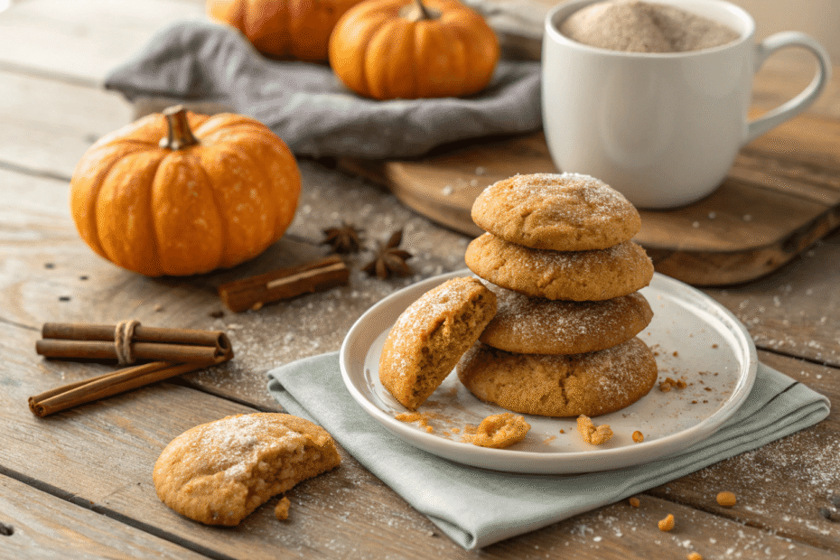 Pumpkin Snickerdoodle Cookies Recipe