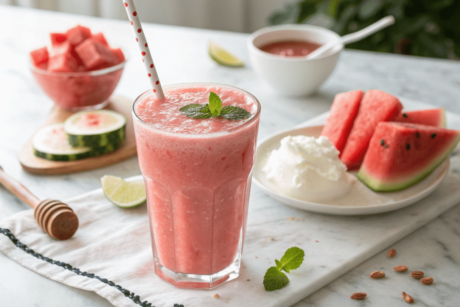 Watermelon Smoothie Recipe
