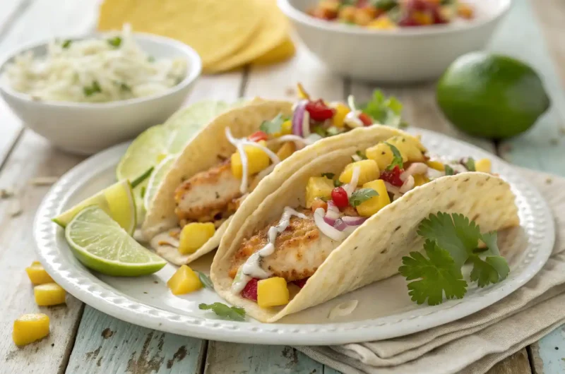 Fish Tacos With Mango Salsa Recipe: A Burst of Beachy Bliss