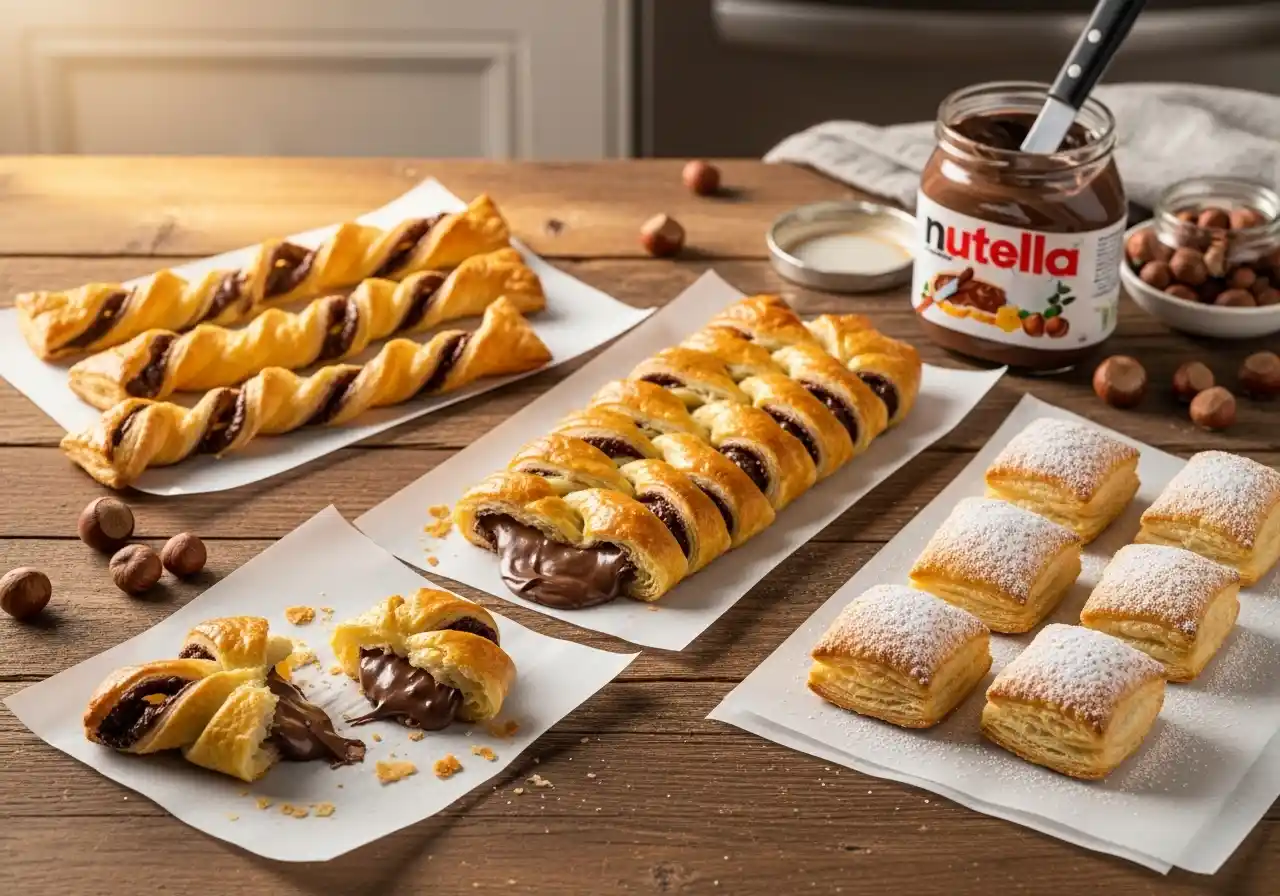 Nutella Puff Pastry Dessert Recipe