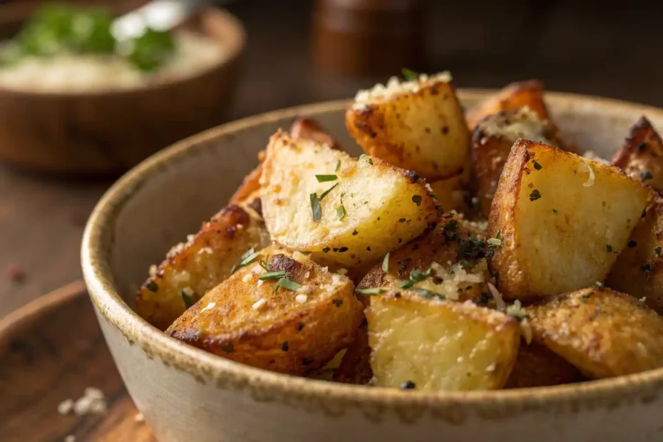 Garlic Butter Parmesan Potatoes Recipe
