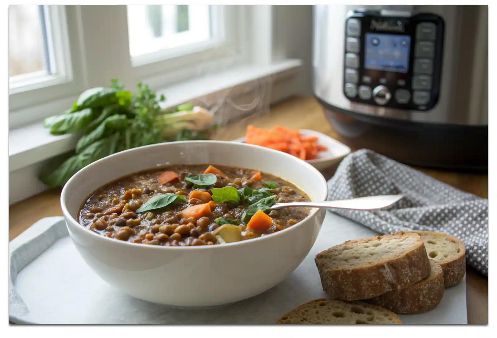 Instant Pot Lentil Soup