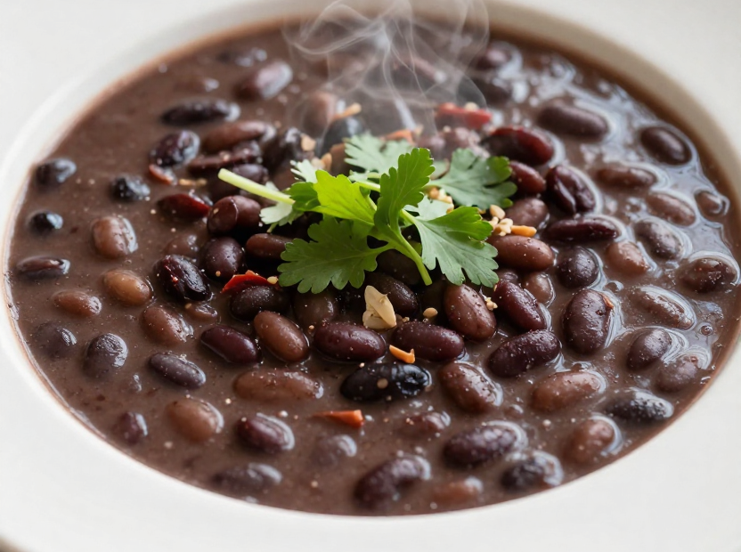 black bean soup recipe - featured image