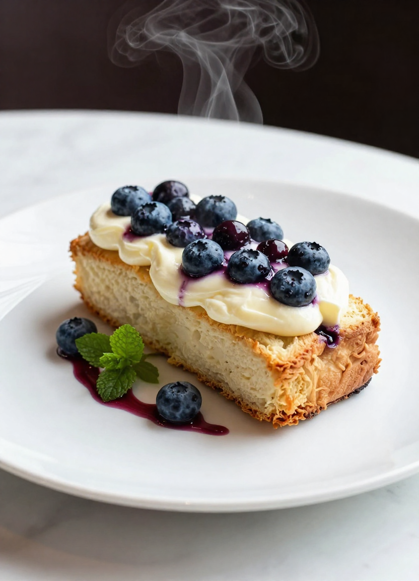 blueberry cream cheese loaf - featured image