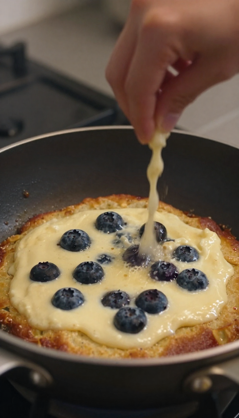 blueberry cream cheese loaf - step 2