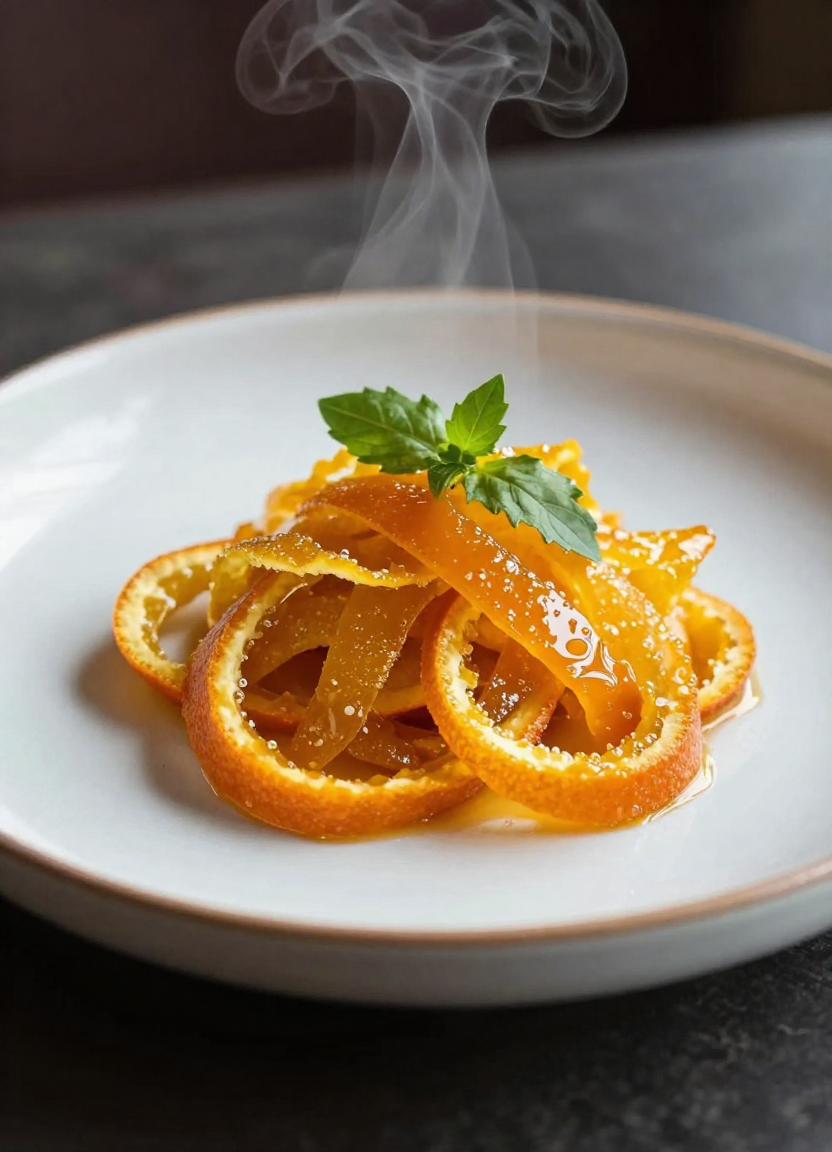 Candied Orange Peel Recipe - featured image