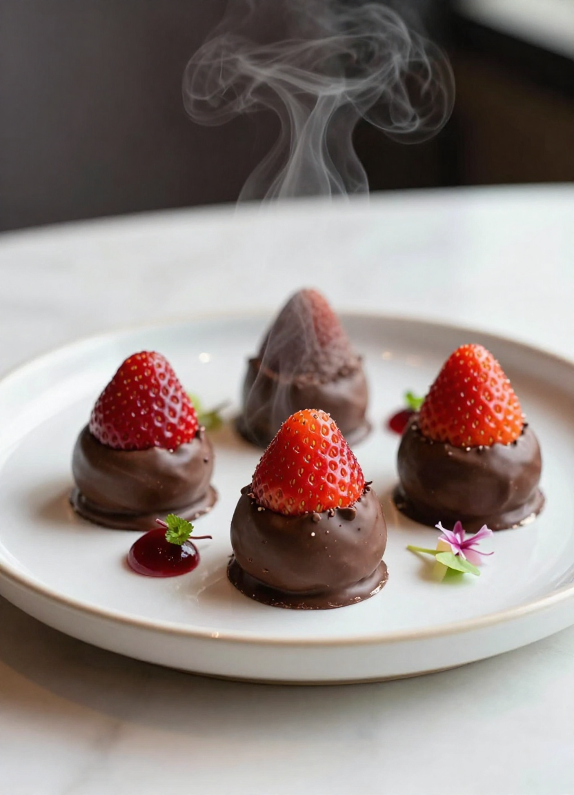 Chocolate-Covered Strawberry Cheesecake Bites Recipe - featured image