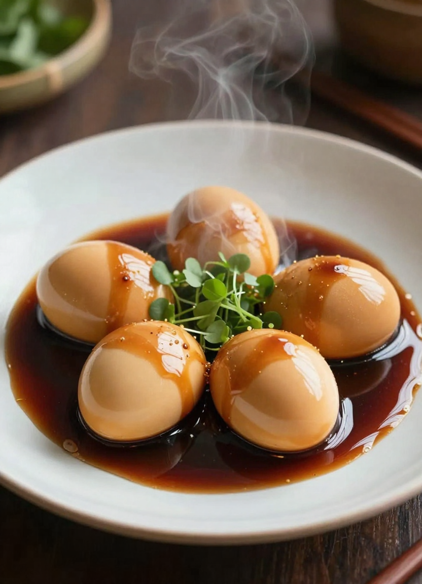 soy sauce eggs recipe - featured image