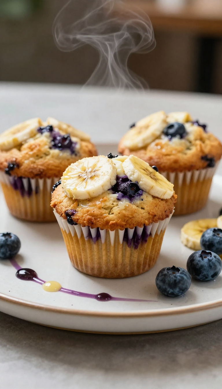 Banana Blueberry Muffins - step 2