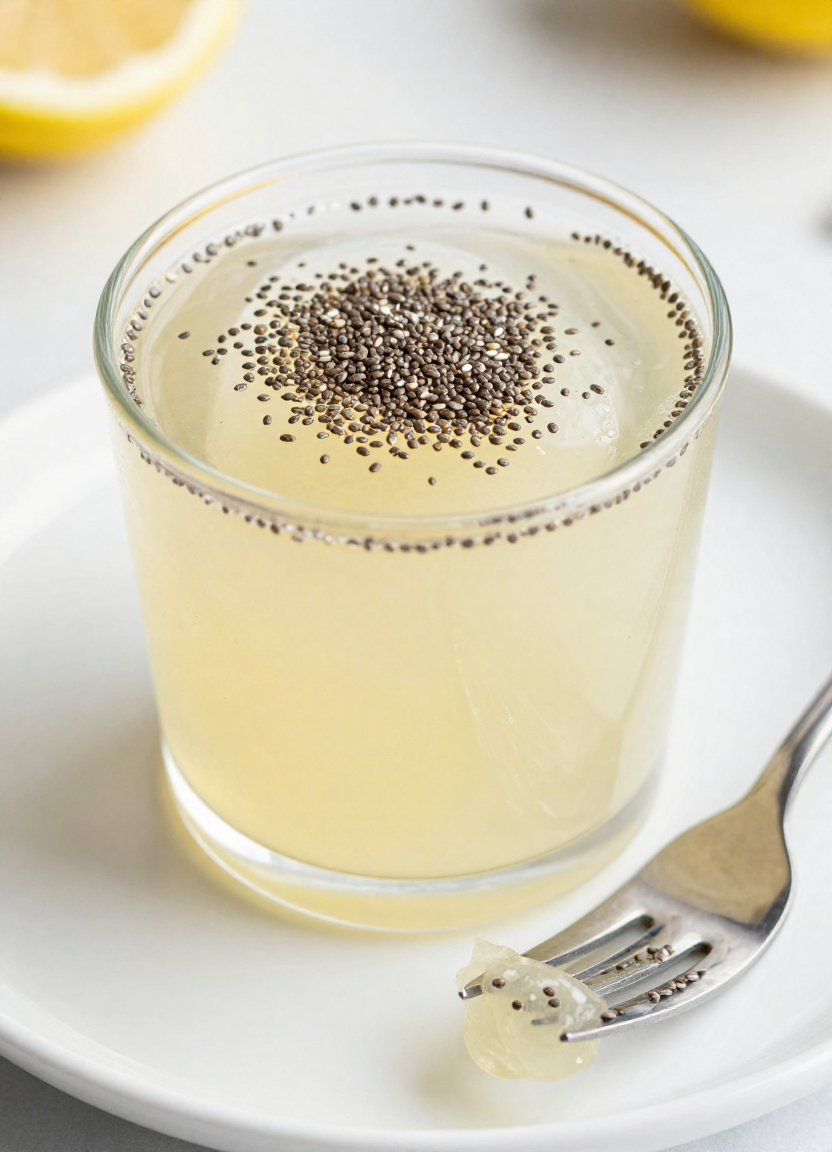 chia seed lemonade - featured image