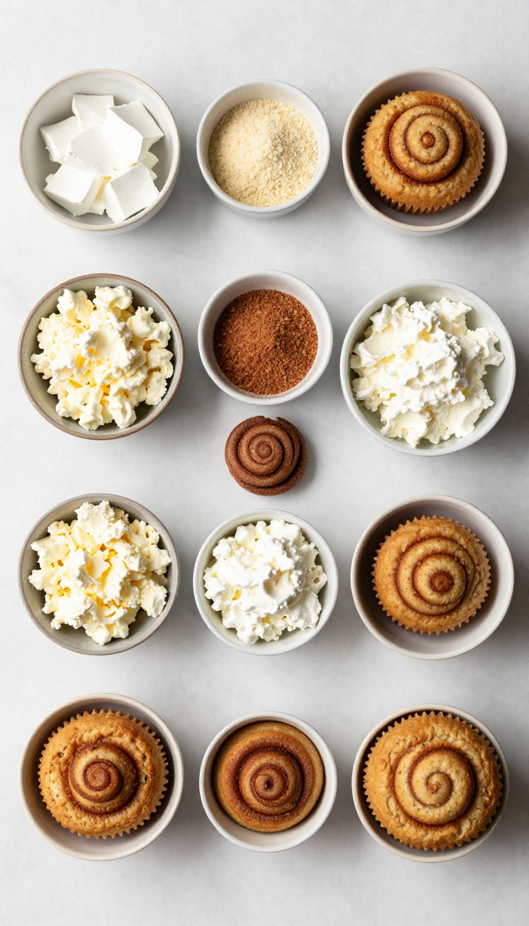 Cottage Cheese Cinnamon Roll Muffins Recipe - step 1