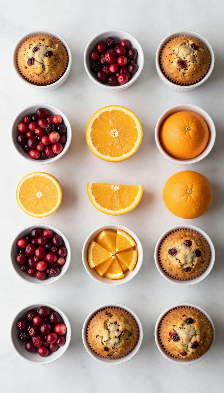 Cranberry Orange Muffins - step 1