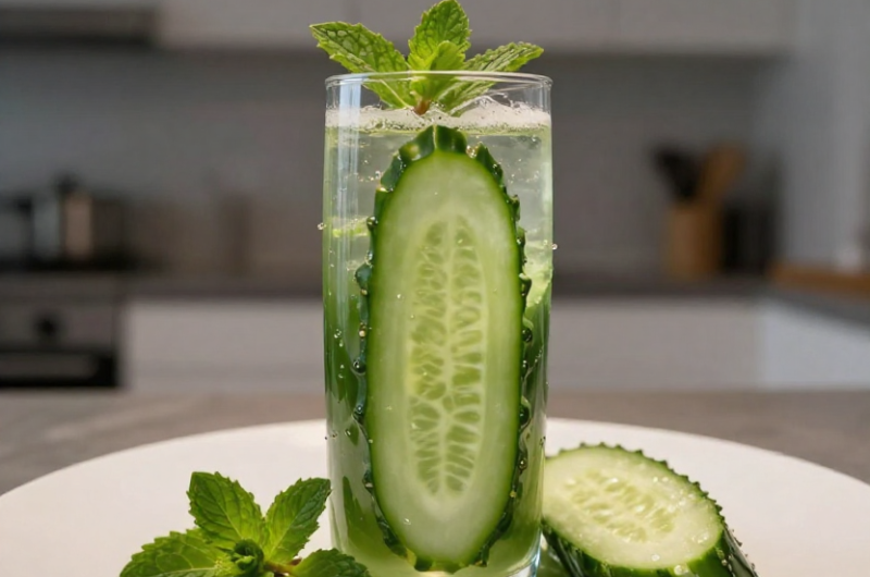 Cucumber Mint Detox Drink Recipe