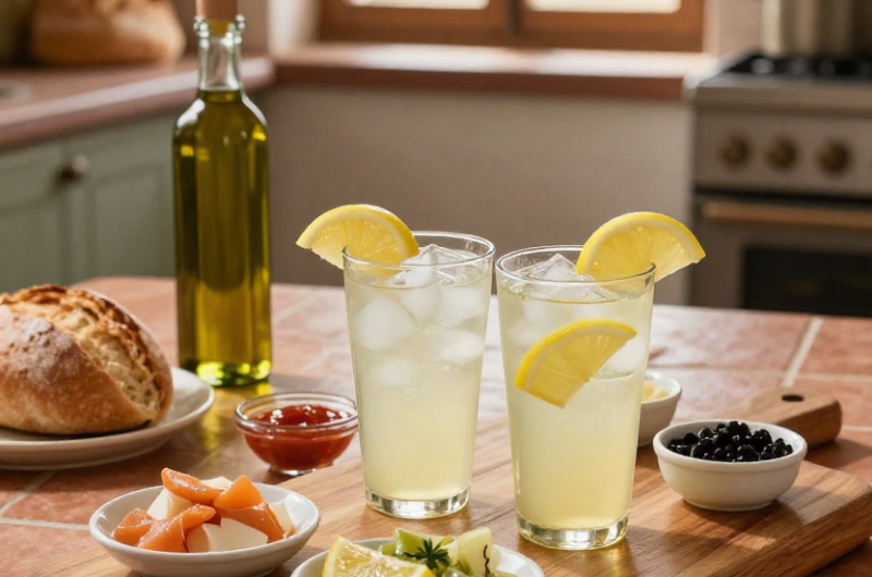 Iced Lemon Water Refresher