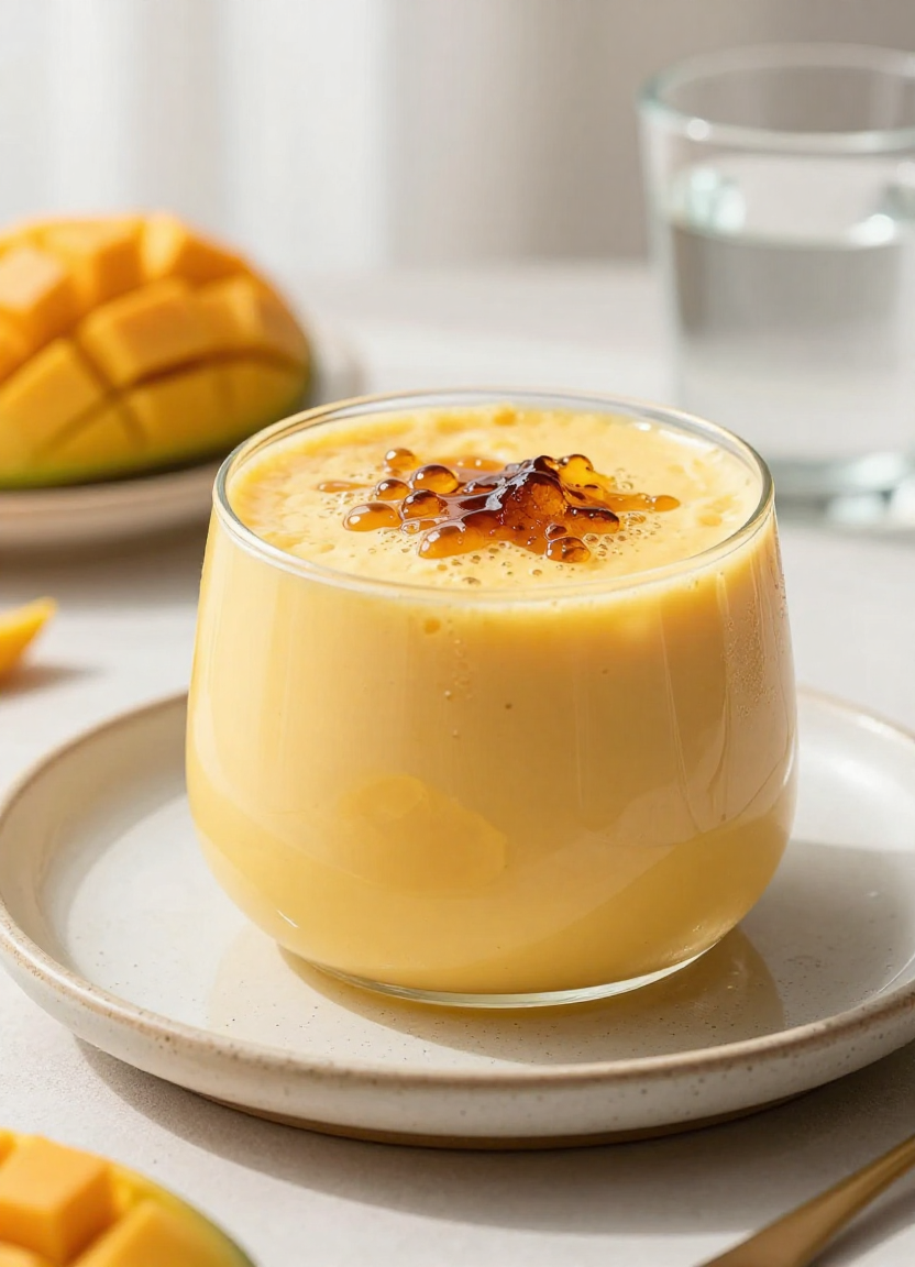 mango lassi smoothie - featured image