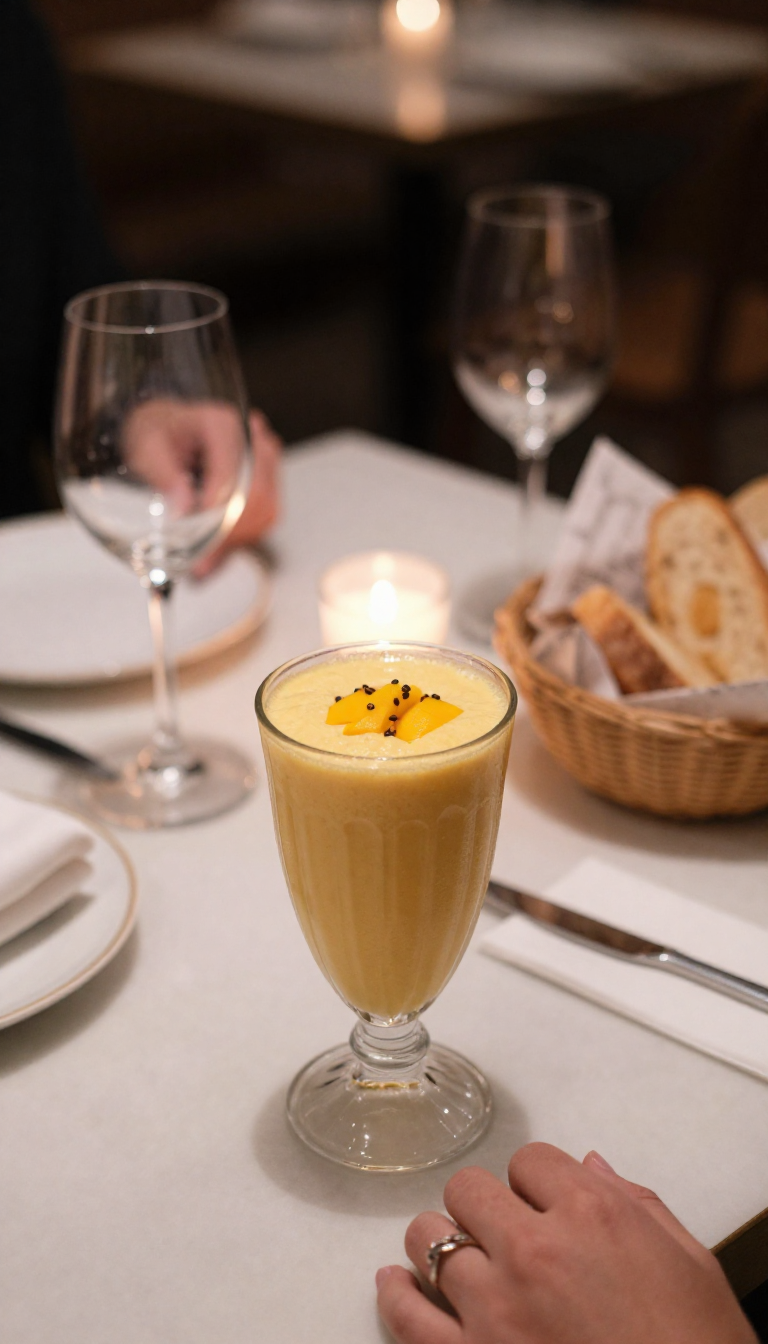 mango lassi smoothie - step 2