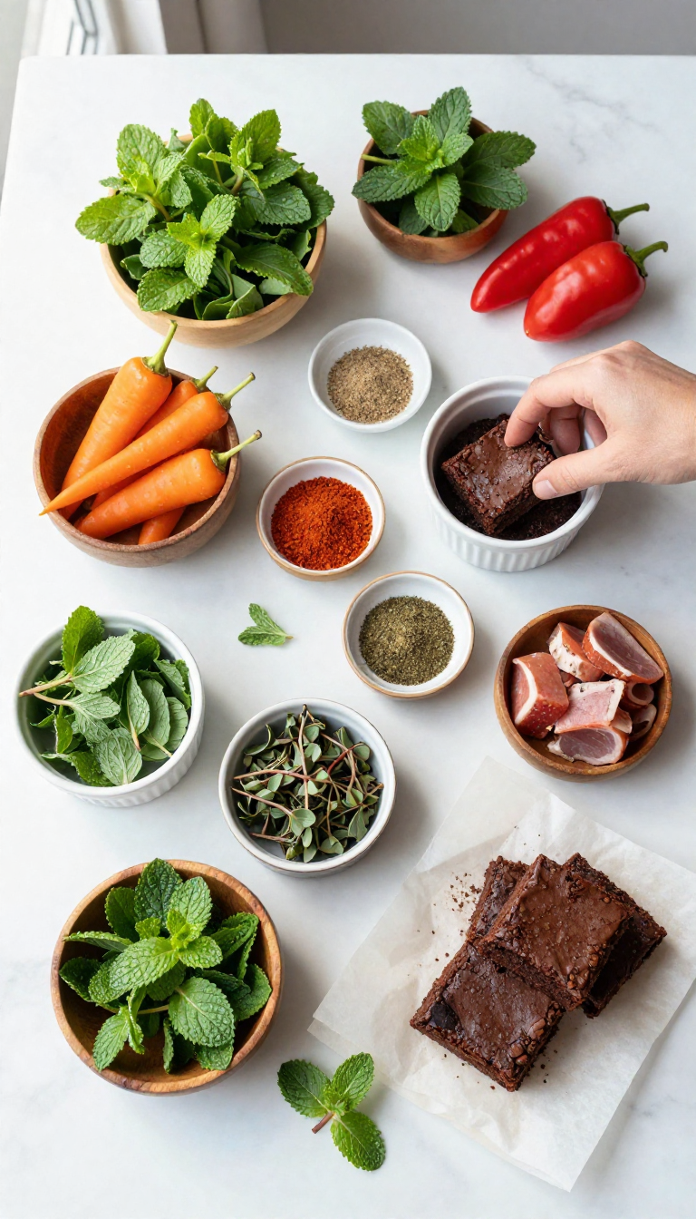 Mint Brownies Recipe - step 1