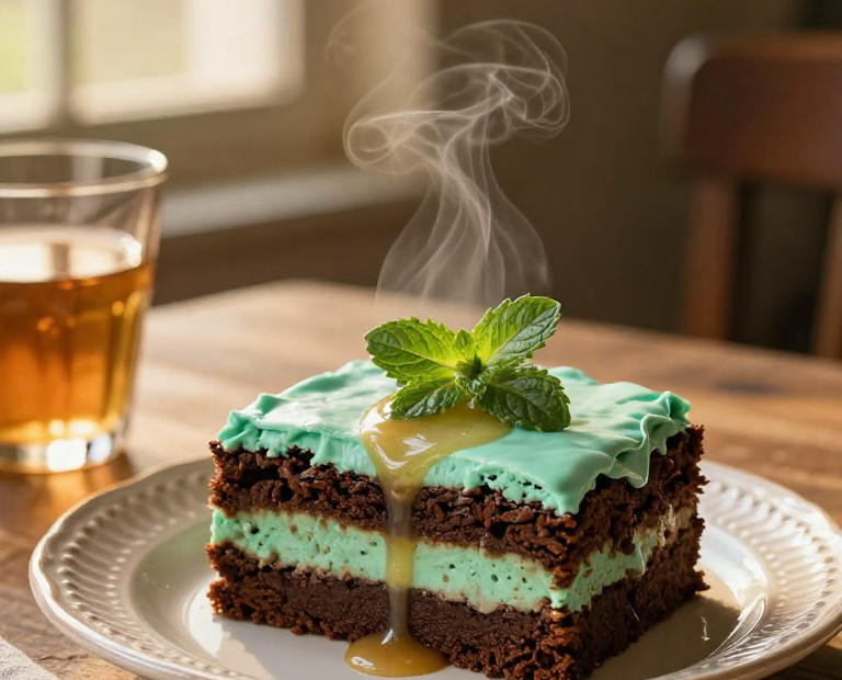 Mint Brownies Recipe - step 2