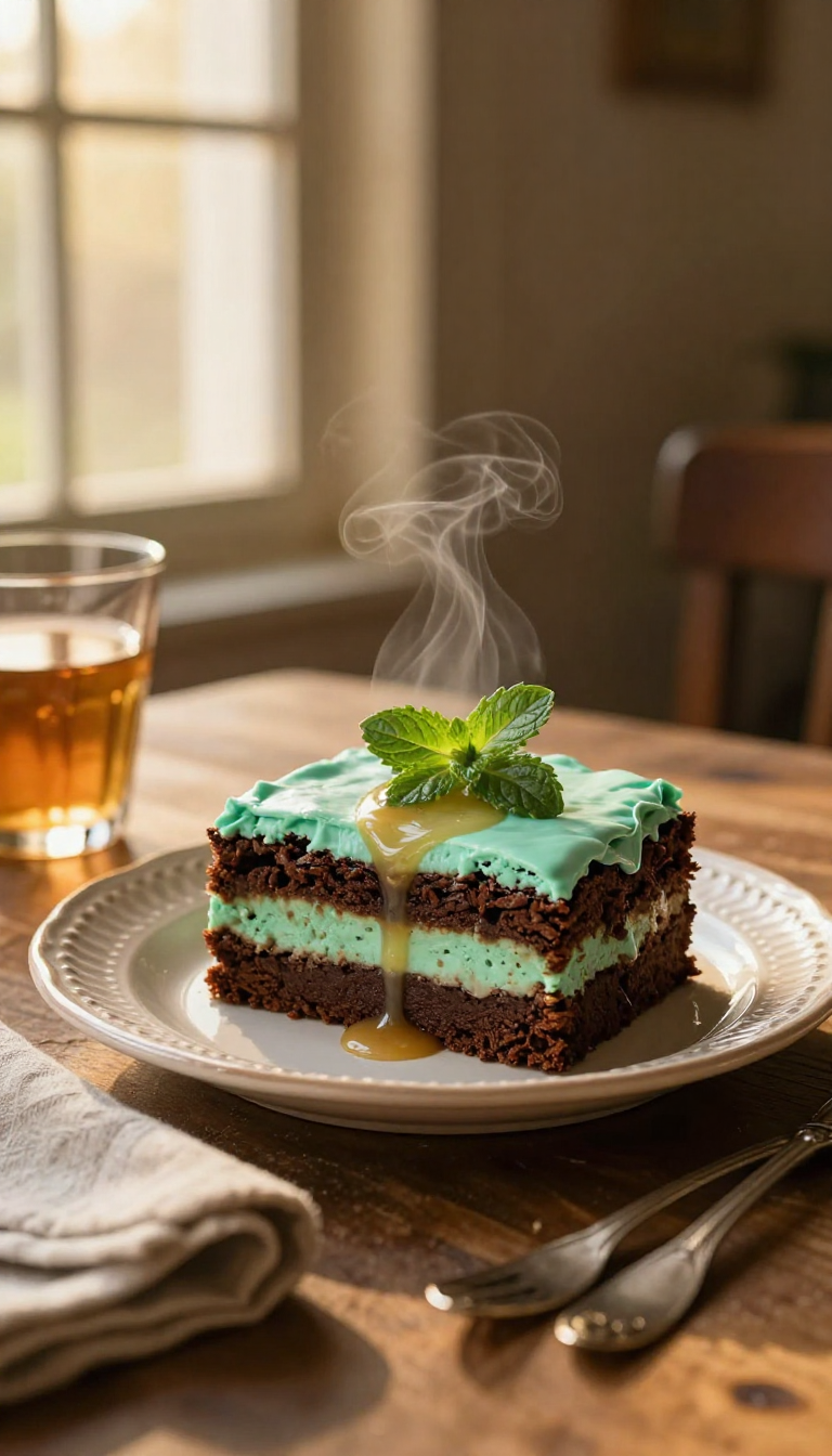 Mint Brownies Recipe - step 2