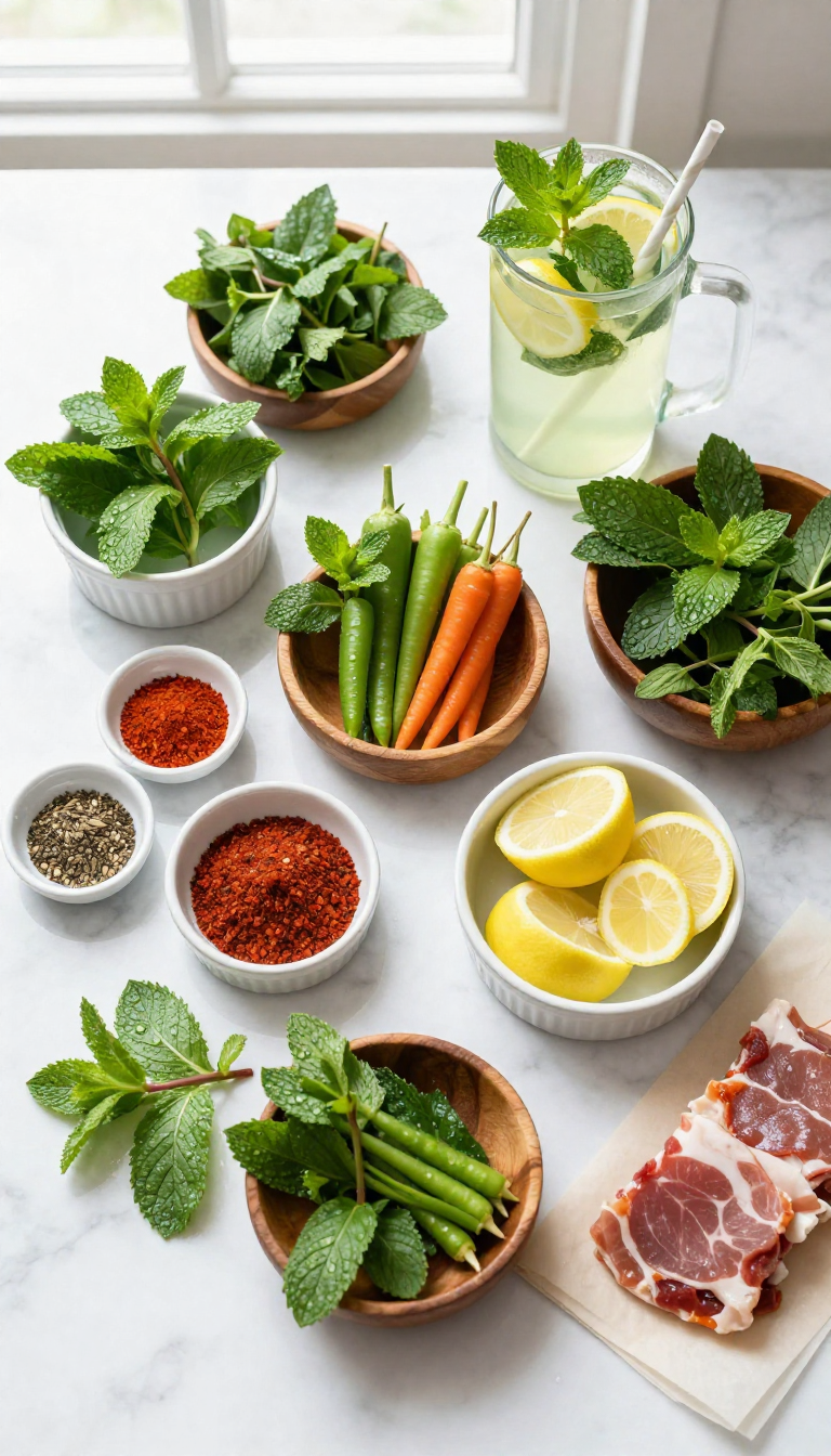 Mint Lemonade Cooler - step 1