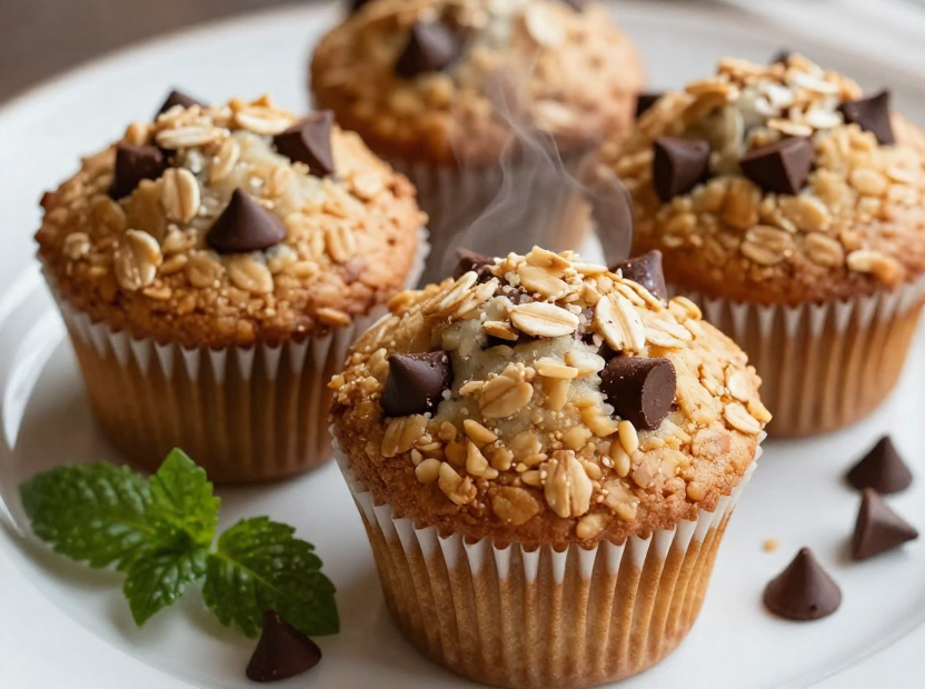 Oatmeal Chocolate Chip Muffins - featured image