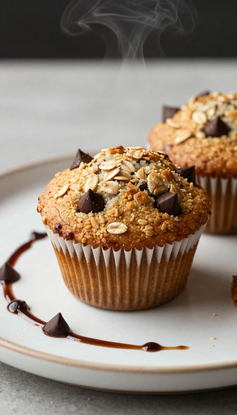Oatmeal Chocolate Chip Muffins - step 2