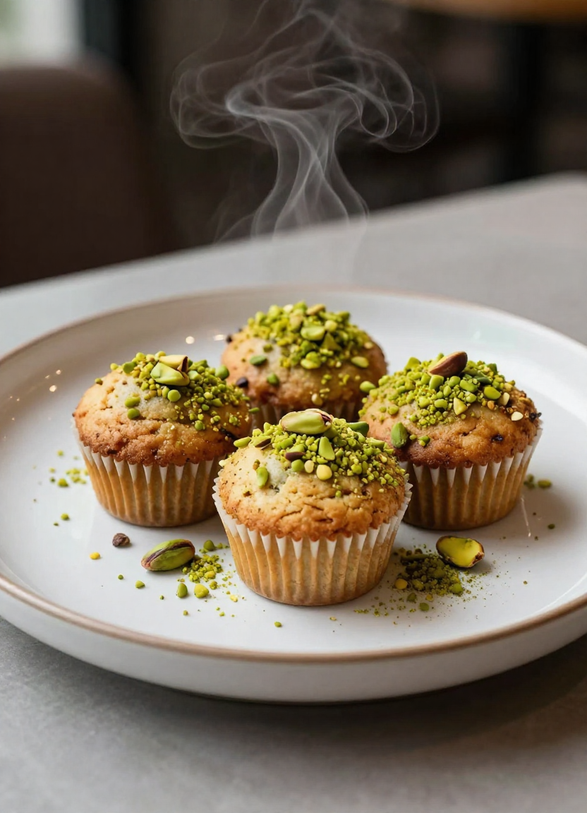 Pistachio Muffins - featured image