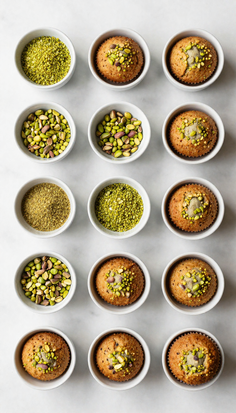 Pistachio Muffins - step 1