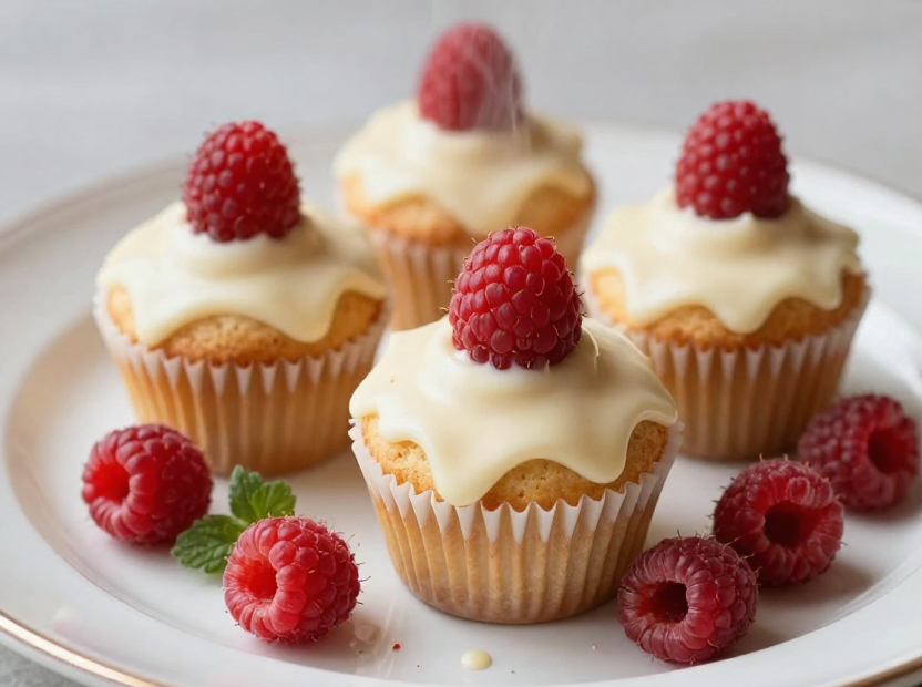 Raspberry White Chocolate Muffins Recipe - featured image