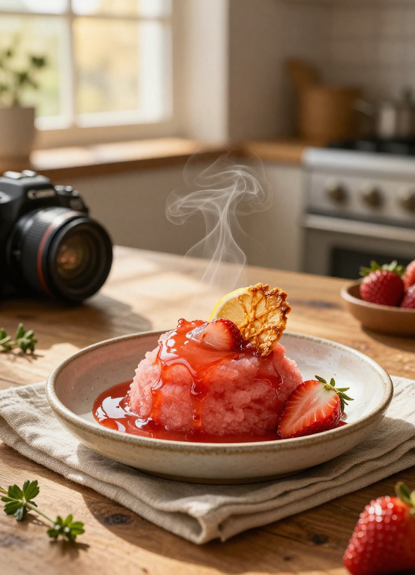 strawberry lemonade slush recipe - featured image