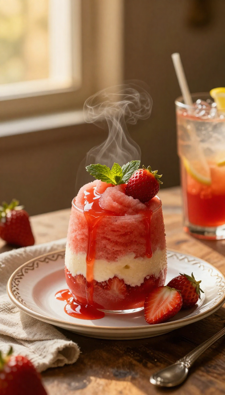 strawberry lemonade slush recipe - step 2